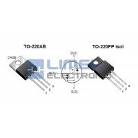 P6NK90ZFP, STP6NK90ZFP, N-FET TO220F-3PIN ISOL -STM- *